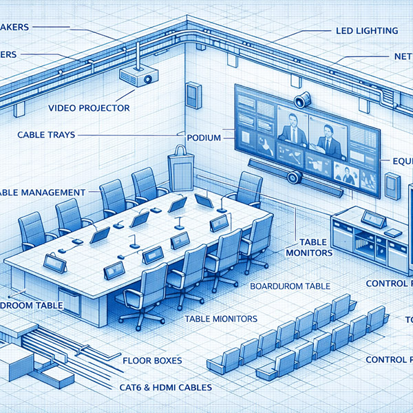 Оснащение залов заседаний