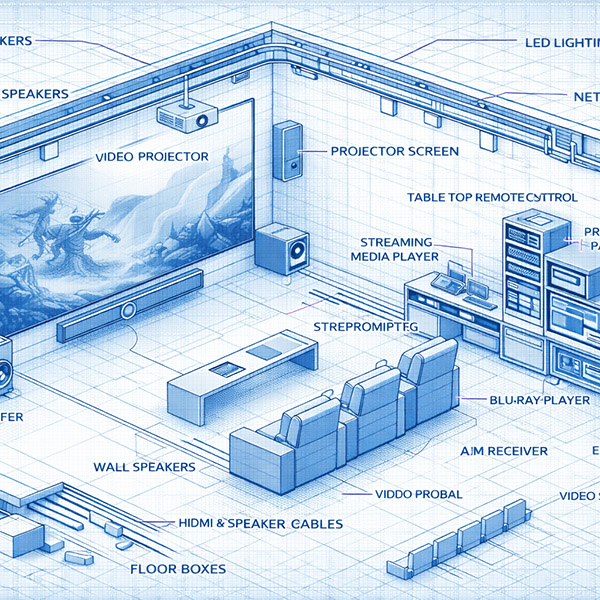 Оснащение домашних кинотеатров
