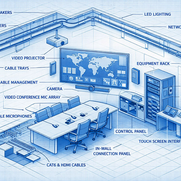 Оснащение переговорных комнат