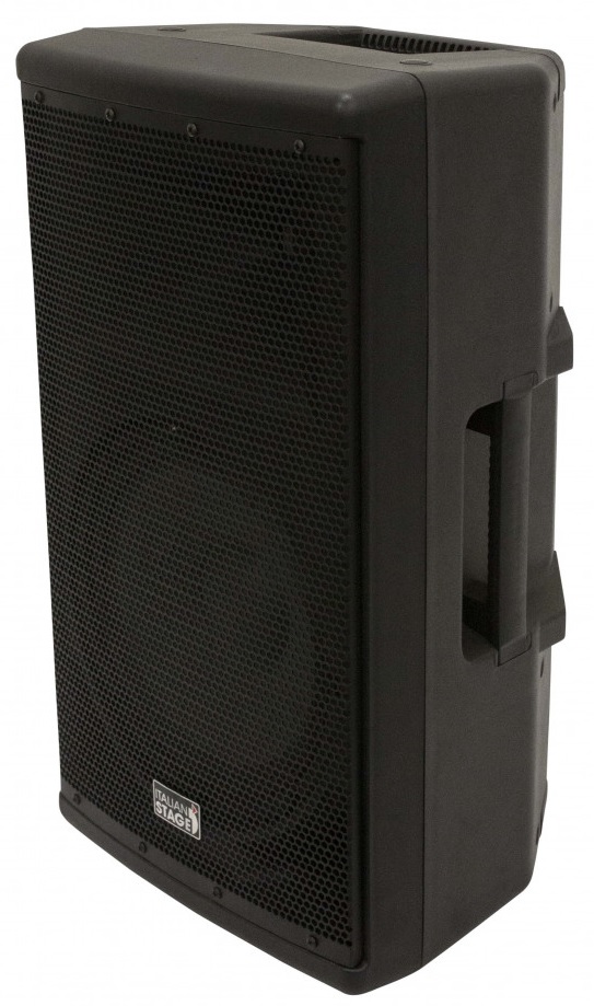 Активная акустическая система ITALIAN STAGE [X212AUB] 2-х полосная, НЧ динамик 12", ВЧ динамик 1", мощность пик./ном. 800/400 Вт, АЧХ 48-20000 Гц, макс. SPL 129 дБ, XLR/TRS микр. вход, XLR/TRS/2xRCA лин. вход, XLR/TRS лин. выход, SD/USB MP3, Bluetooth